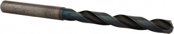 Sumitomo U103725 Jobber Length Drill Bit Letter U (0.3680) Dia, 135 deg, Solid Carbide