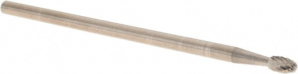 Kyocera SGS Precision Tools 17628 Abrasive Burr SE-41L3, 1/8" Cut Dia, Oval, Double Cut