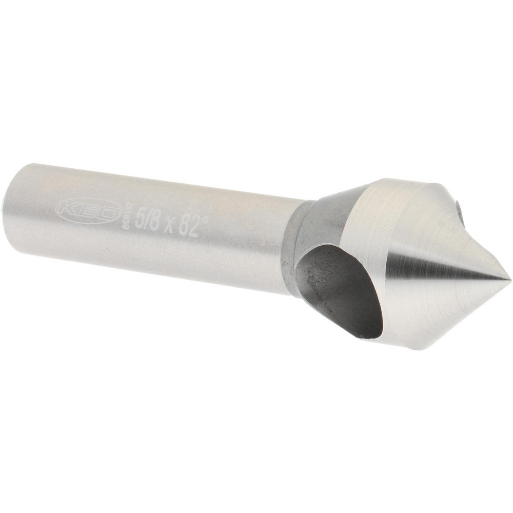 Keo 919-000-208 Countersink 5/8" Head Dia, 82.00 deg Included Angle, 0 Flute, Cobalt Steel, Right Hand Cut