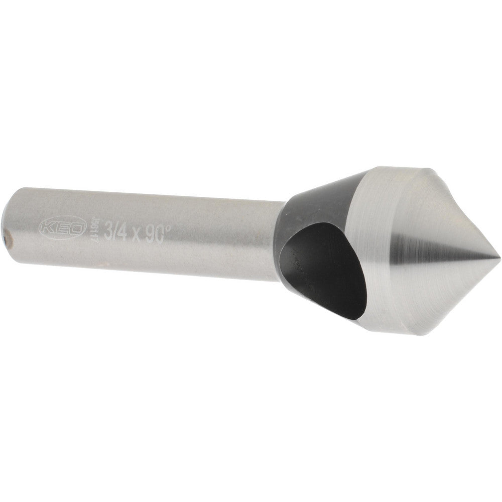 Keo 919-000-227 Countersink 3/4" Head Dia, 90.00 deg Included Angle, 0 Flute, Cobalt Steel, Right Hand Cut
