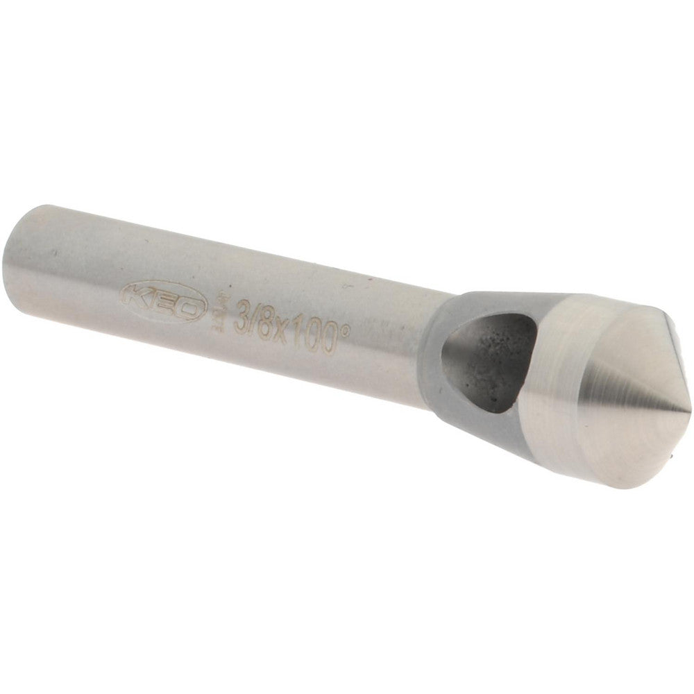 Keo 919-000-238 Countersink 3/8" Head Dia, 100.00 deg Included Angle, 0 Flute, Cobalt Steel, Right Hand Cut