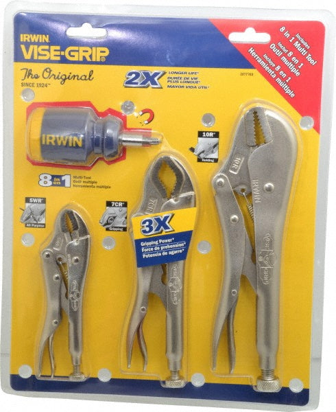 Irwin 2077703 Plier Set 4 Pc, Locking Pliers