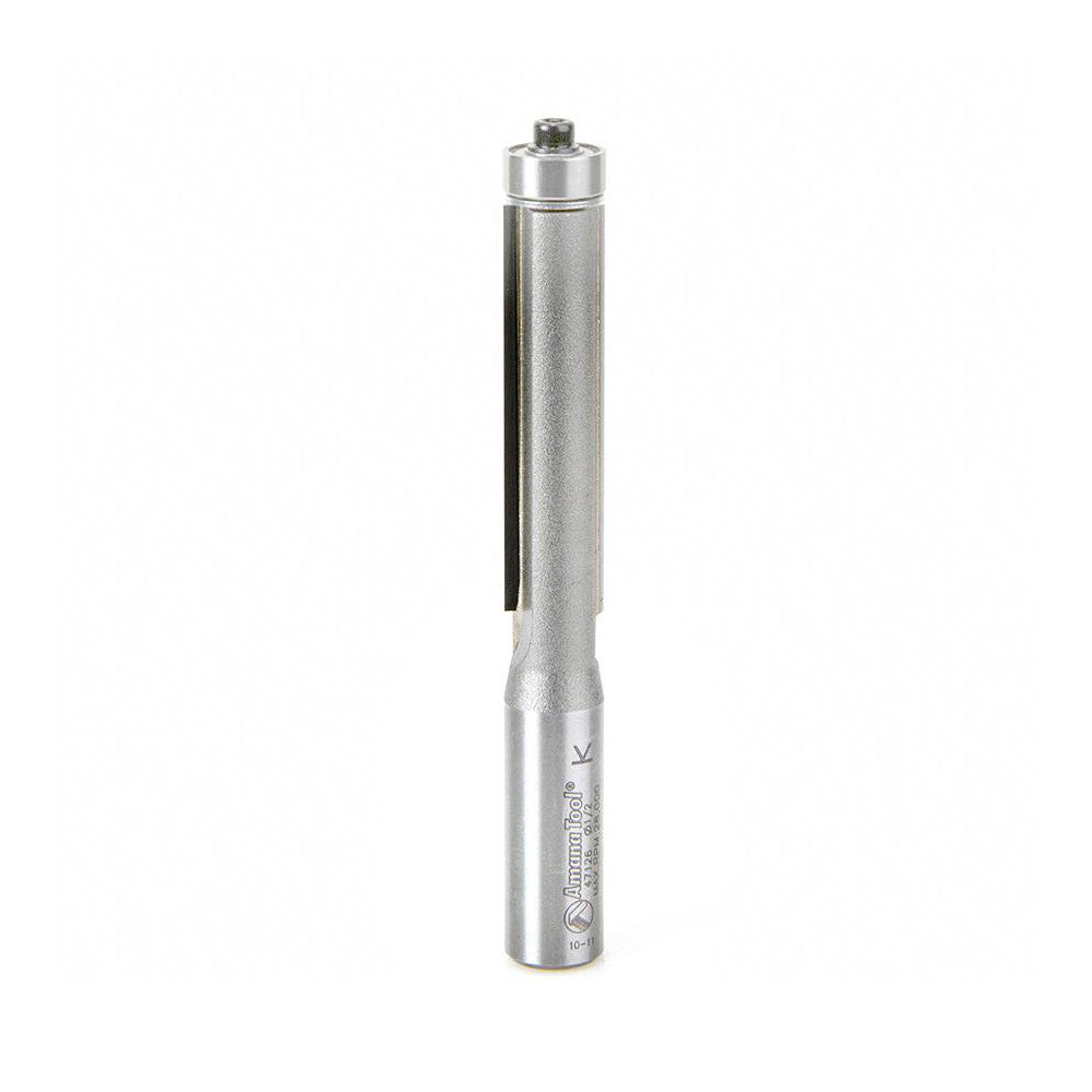 Amana Tool 47126 1/2" Diam, 2" LOC, 2 Flute Carbide-Tipped Edge Profile Flush Trim Router Bit