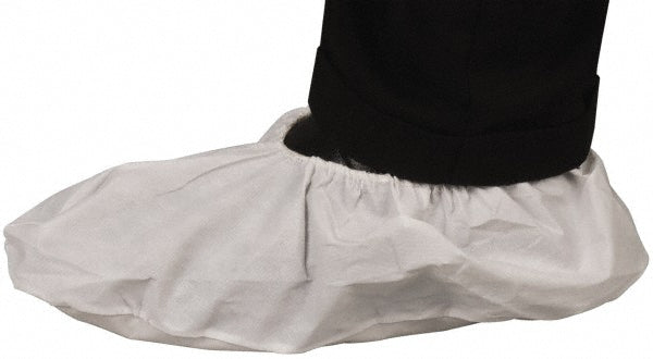 PRO-SAFE KM-SC-NWPI-AQ-2XL-WHITE Pack of 100 Size 2XL Laminated Polypropylene Non-Skid Shoe Covers