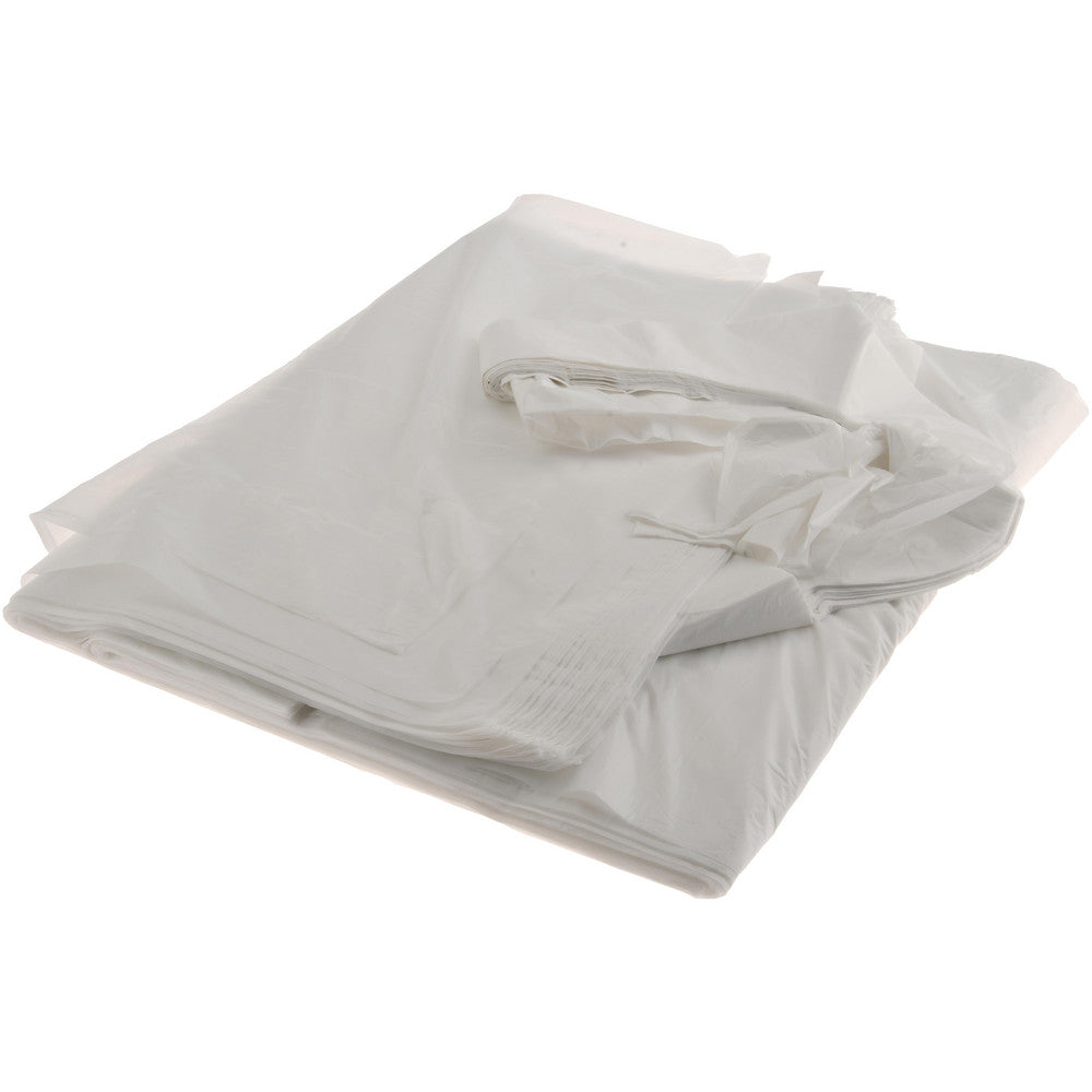 PRO-SAFE KM-AP-PE-WHITE-46 Disposable Coat Apron White