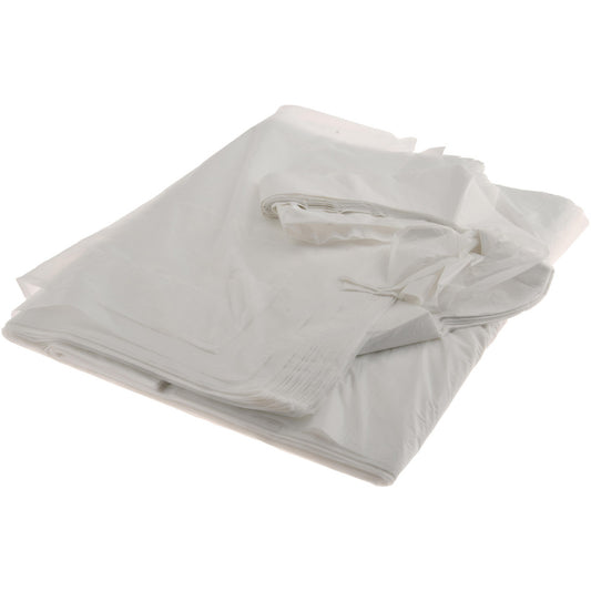 PRO-SAFE KM-AP-PE-WHITE-46 Disposable Coat Apron White