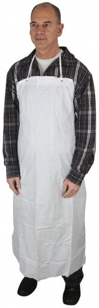 PRO-SAFE KM-AP-PVC-6R-3550-WHITE Disposable Bib Apron White