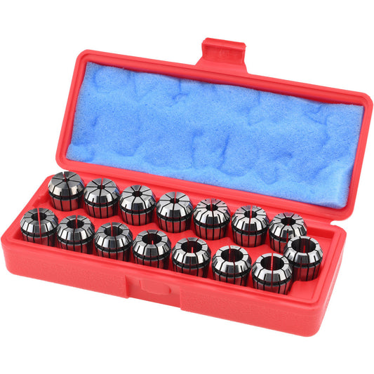 Accupro 785107 Collet Set 15 Pc, Series ER25, 3/16 to 5/8" Capacity