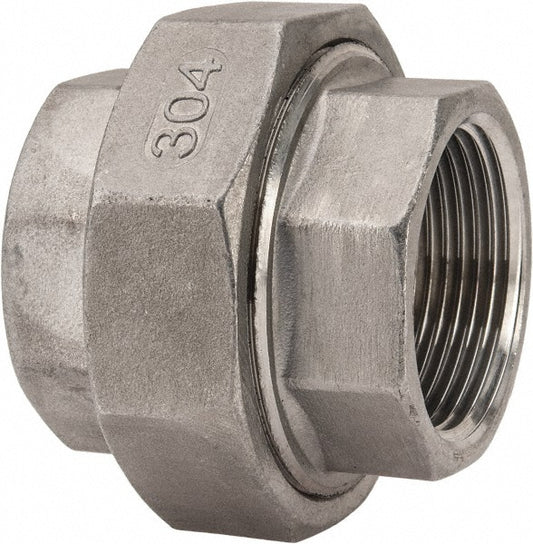 Value Collection 4CU-CFF11/4 Pipe Union 1-1/4" Fitting, 304 Stainless Steel