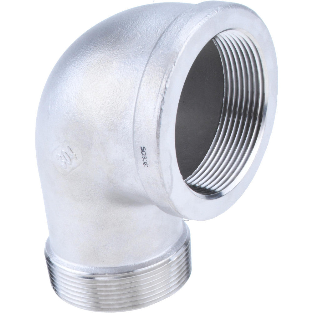 Value Collection 4SLB902 Pipe 90 &deg Street Elbow 2" Fitting, 304 Stainless Steel