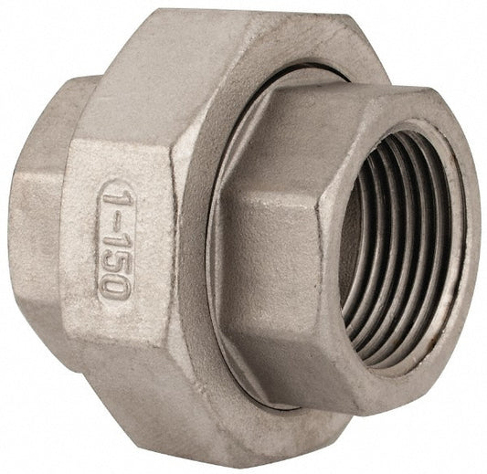 Value Collection 4CU-CFF1 Pipe Union 1" Fitting, 304 Stainless Steel