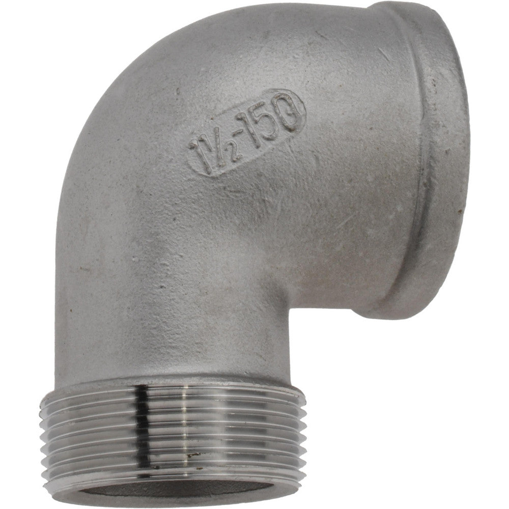 Value Collection 4SLB9011/2 Pipe 90 &deg Street Elbow 1-1/2" Fitting, 304 Stainless Steel