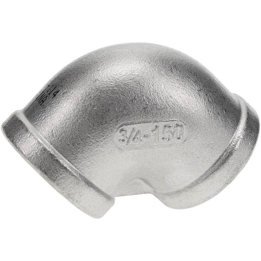 Value Collection 4LB903/4 Pipe 90 &deg Elbow 3/4" Fitting, 304 Stainless Steel