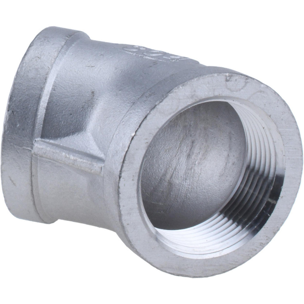 Value Collection 4LB4511/4 Pipe 45 &deg Elbow 1-1/4" Fitting, 304 Stainless Steel