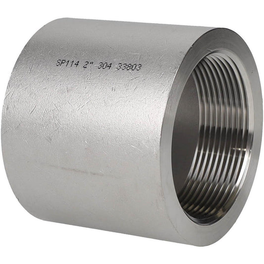 Value Collection 4SPU2 Pipe Coupling 2" Fitting, 304 Stainless Steel