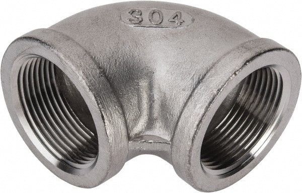 Value Collection 4LB9011/4 Pipe 90 &deg Elbow 1-1/4" Fitting, 304 Stainless Steel