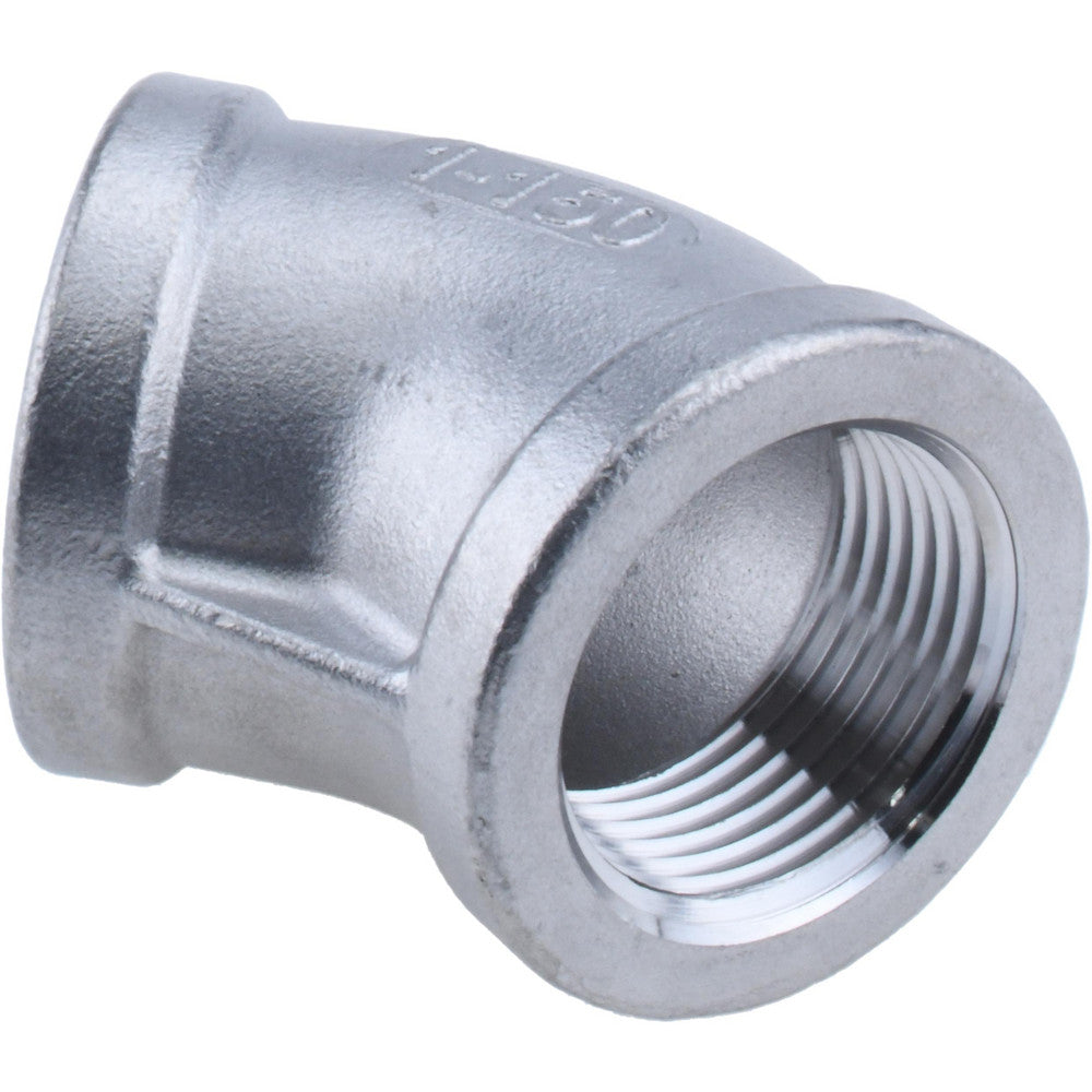 Value Collection 6LB451 Pipe 45 &deg Elbow 1" Fitting, 316 Stainless Steel