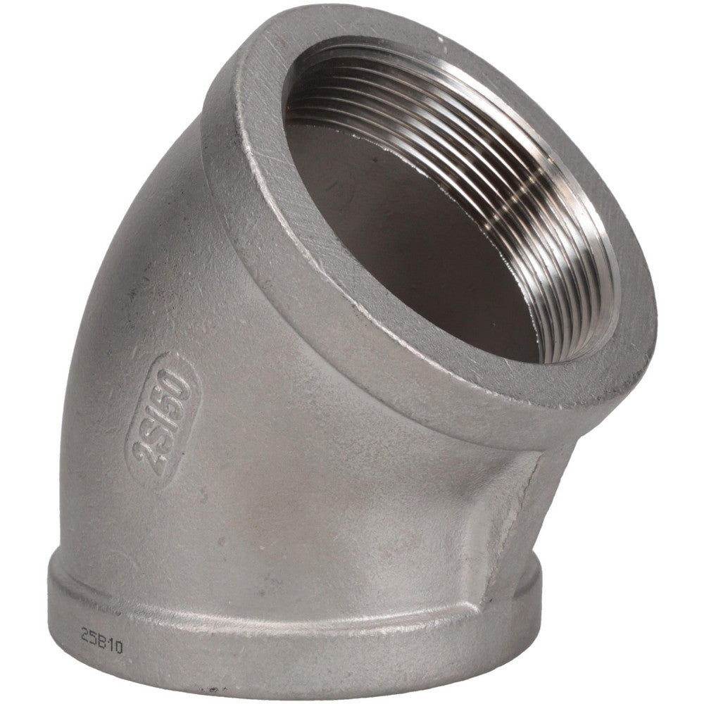 Value Collection 6LB452 Pipe 45 deg Elbow 2", 316 Stainless Steel
