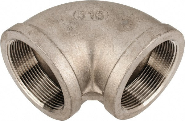 Value Collection 6LB902 Pipe 90 &deg Elbow 2" Fitting, 316 Stainless Steel