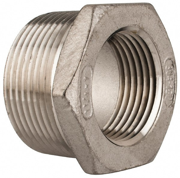 Merit Brass K414-2016 Pipe Bushing 1-1/4 x 1", 304 Stainless Steel
