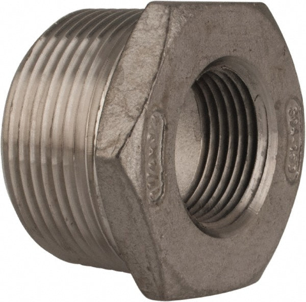 Value Collection 4HB11/4*3/4 Pipe Bushing 1-1/4 x 3/4" Fitting, 304 Stainless Steel