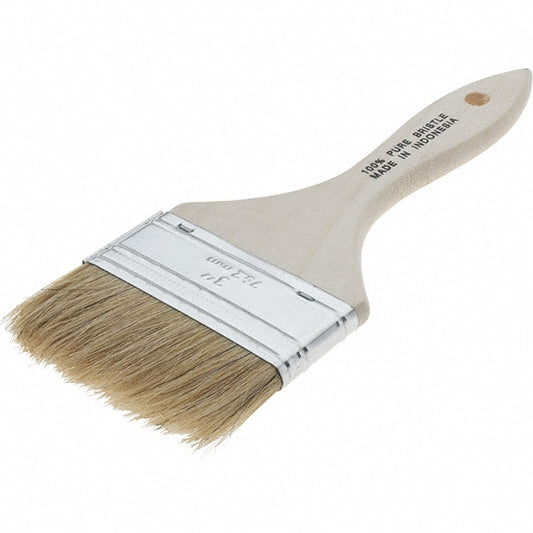 Weiler 96216 Paint Brush  3" Wide, Polyester,  Synthetic Bristle