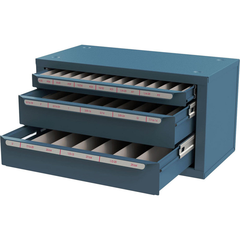 Huot 13592 Drill Bit Storage Material Steel  Number Of Drawers 3  