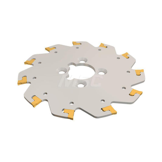 Iscar 2302607 Indexable Slotting Cutter 0.1180" Cutting Width, 3.1500" Cutter Dia, Arbor Connection, 0.6300" Depth of Cut, 1.0000" Hole Dia, 1.0000" Shank Dia