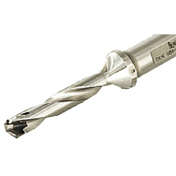 Iscar 3203532 Replaceable-Tip Drill 1.181 to 1.216" Dia, 3.54" Max Depth, 1-1/4" Weldon Flat Shank