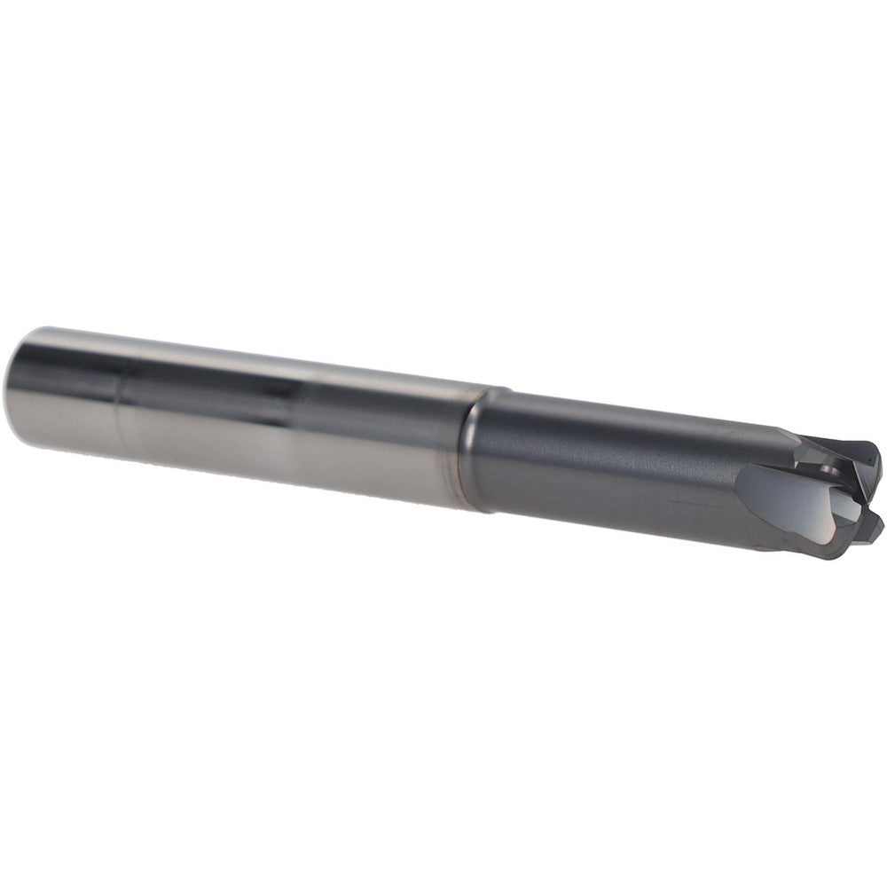 Iscar 5622477 Corner Radius End Mill 3/8" Dia, 3/8" LOC, 0.0740" Radius, 4 Flute, Solid Carbide