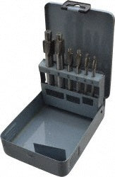 Value Collection 381-9061 3mm to 10mm Socket-Head Cap Screw Compatible, High Speed Steel, Solid Pilot Counterbore Set