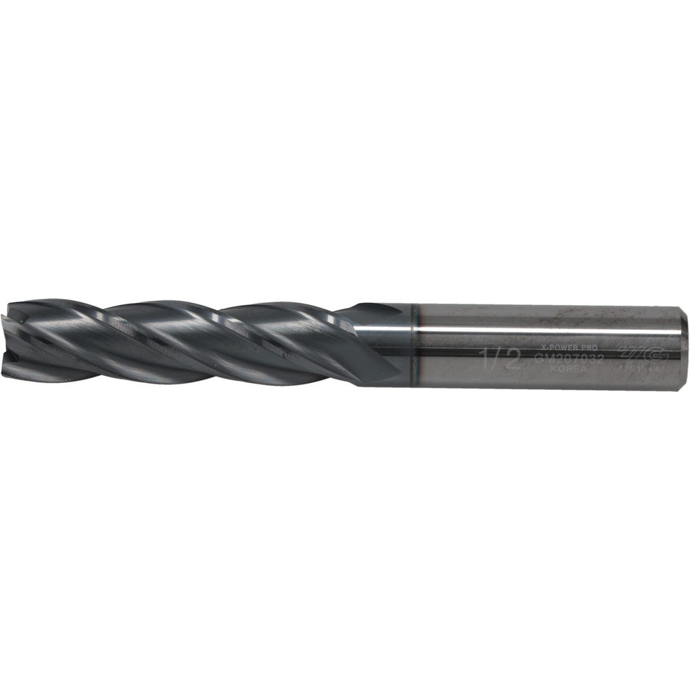YG-1 GM207032 Square End Mill 1/2" Dia, 2" LOC, 4 Flutes, Solid Carbide