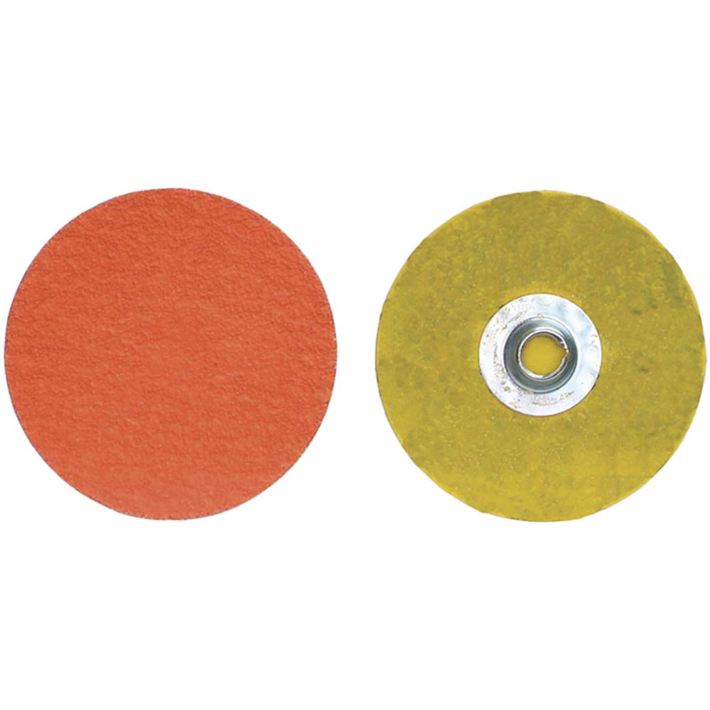 Norton 66261043389 Quick-Change Disc TS (Type II), 3" Dia, 100 Grit, Ceramic Alumina, Coated