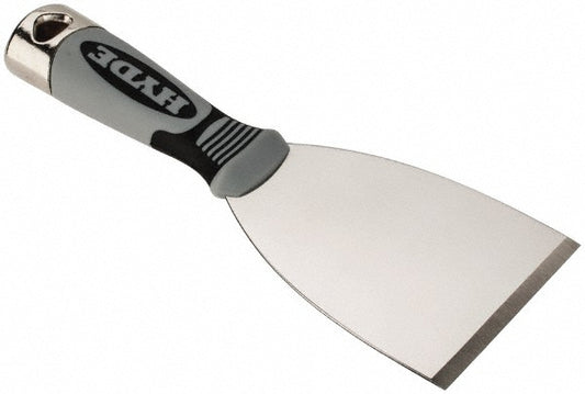 Hyde Tools 06408 Stiff Stainless Steel Putty Scraper