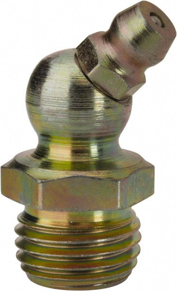 Pro-Lube GFT/1-4/18/45/ST5 Standard Grease Fitting 45 &deg Head, 1/4-18 NPT