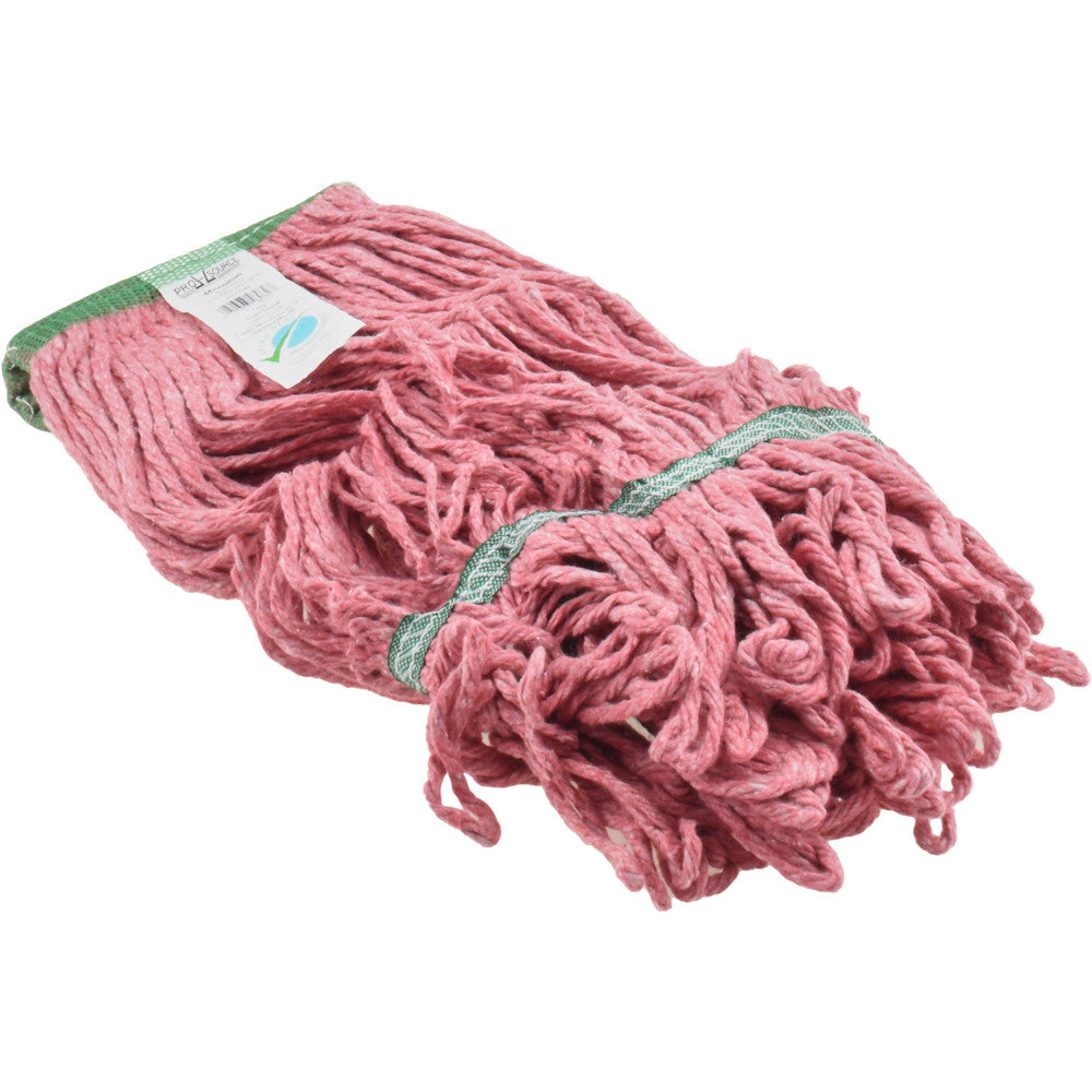 Pro-Source 45460896 Wet Mop Loop Clamp Jaw, Medium, Red Mop, Blended Fiber