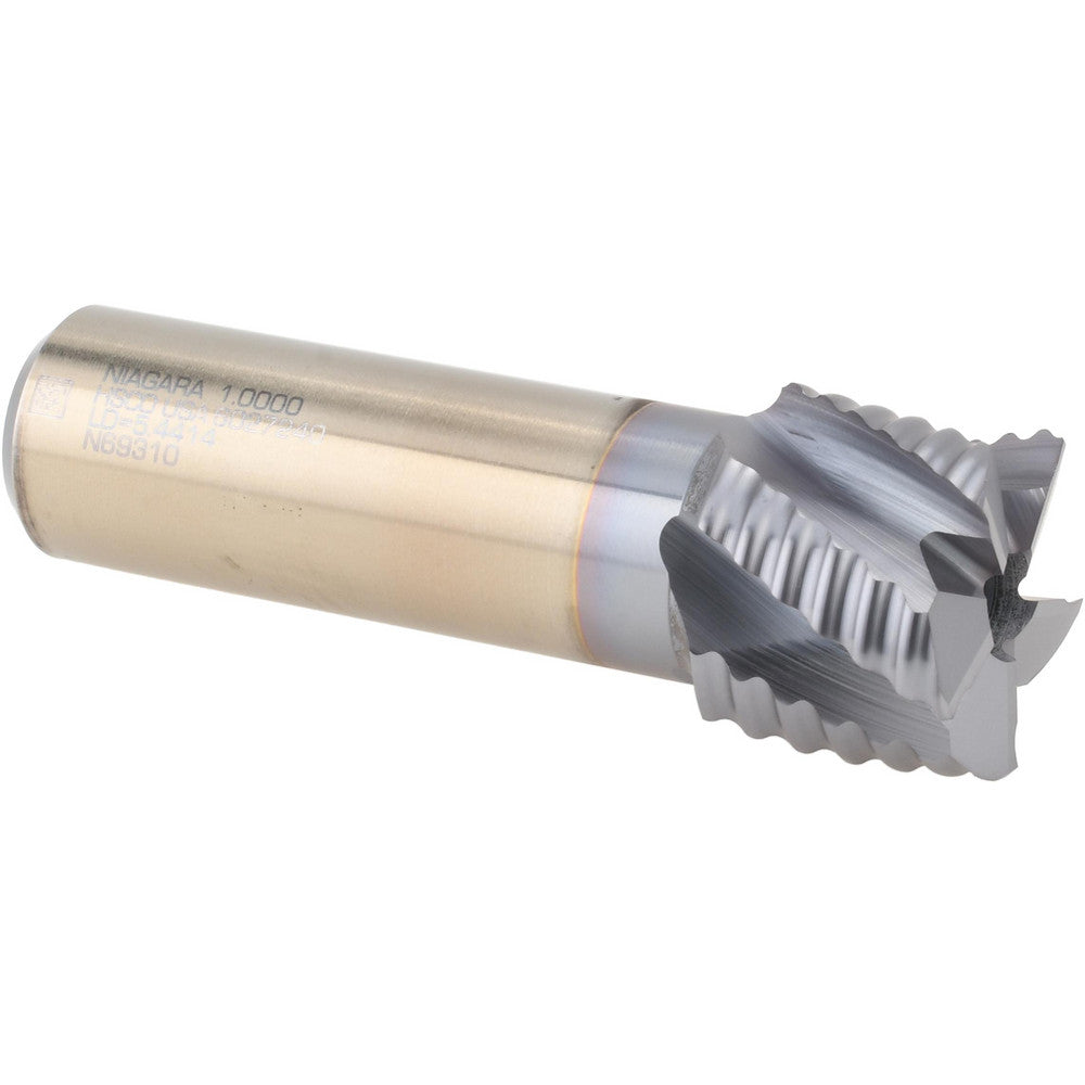 Seco 17013507 Roughing End Mill 1" Dia, 5 Flutes, Single End, Cobalt