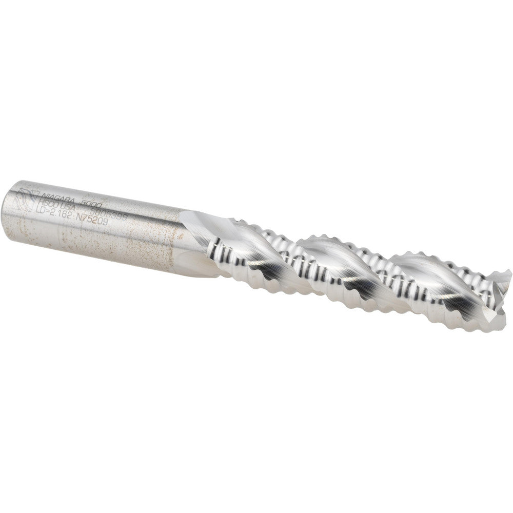 Seco 17014589 Roughing End Mill 1/2" Dia, 3 Flutes, Single End, Cobalt