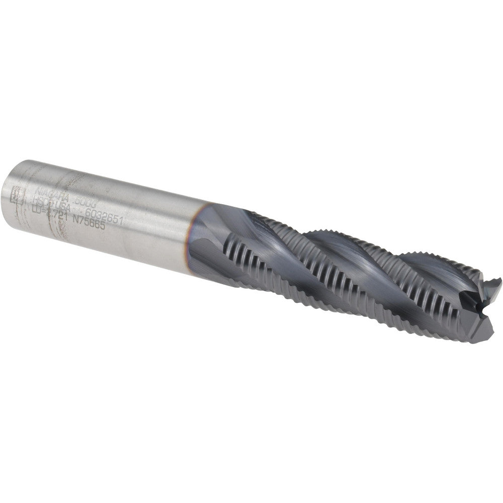 Seco 17014826 Roughing End Mill 1/2" Dia, 4 Flutes, Single End, Cobalt
