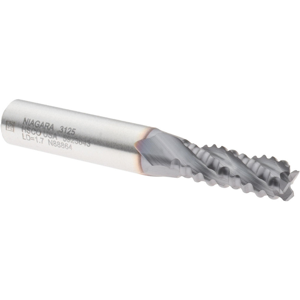 Seco 17016579 Roughing End Mill 5/16" Dia, 4 Flutes, Single End, Cobalt