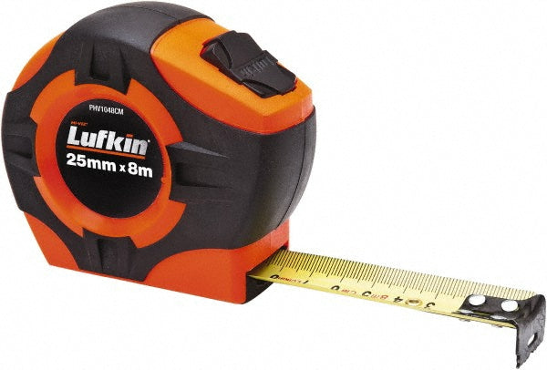 Lufkin PHV1048CMN Tape Measure 26' Long, 25 mm Width, Yellow Blade
