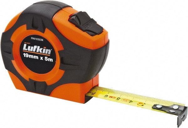 Lufkin PHV1035CMN Tape Measure 16' Long, 19 mm Width, Yellow Blade