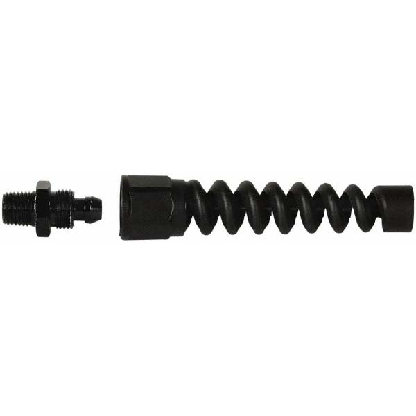 Legacy RP900250 Air Hose End Fitting & Bend Restrictor Black Anodized Aluminum