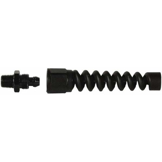 Legacy RP900250 Air Hose End Fitting & Bend Restrictor Black Anodized Aluminum