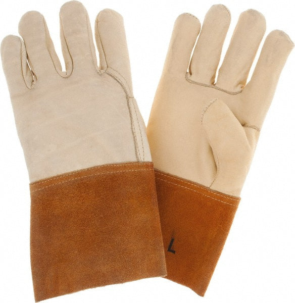 PIP 6000/L Welding Gloves Ironcat 6000, Size Large, Uncoated-Coated, Pair, for MIG Welding