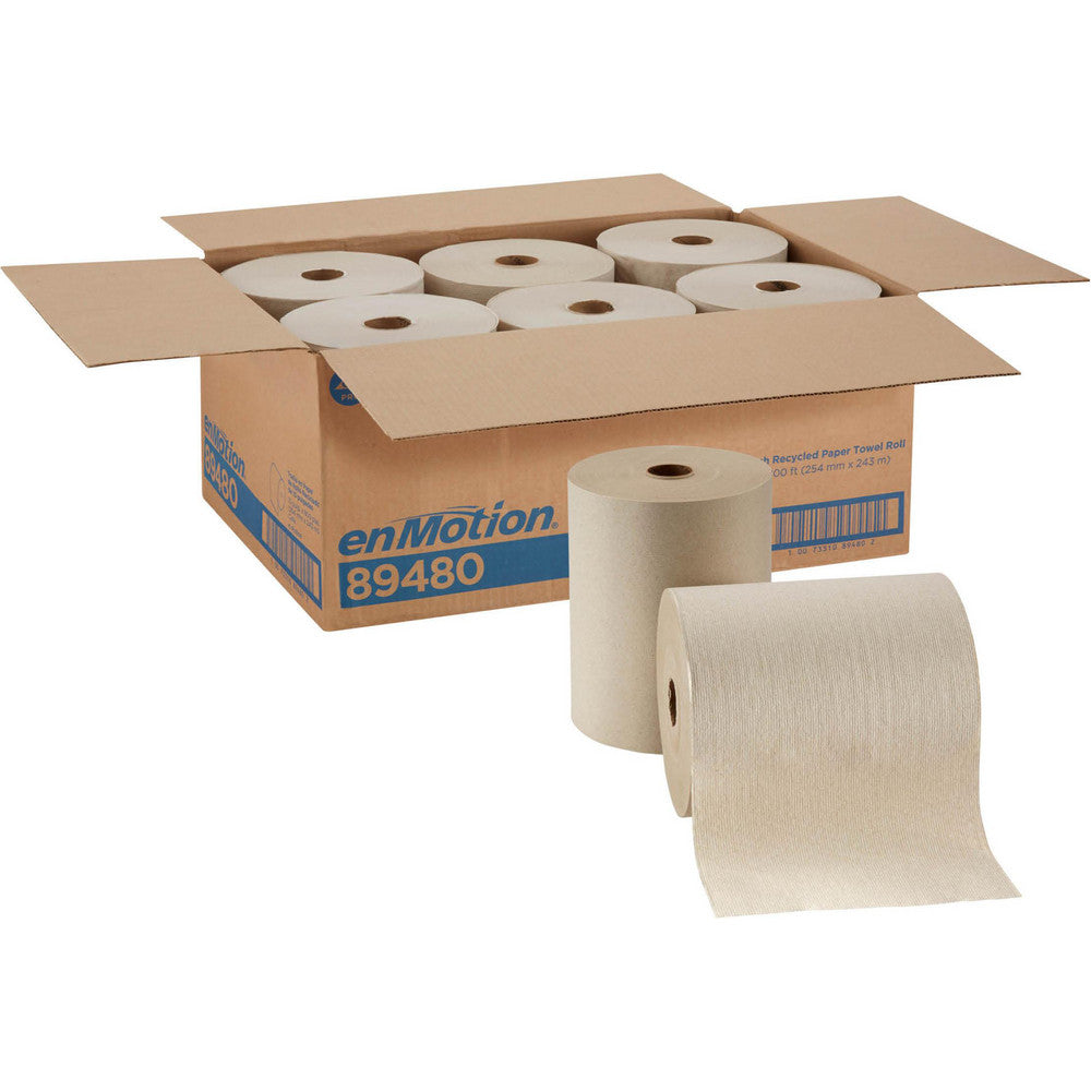Georgia Pacific 89480 Enmotion 10" Recycled Paper Towel Rolls, Brown
