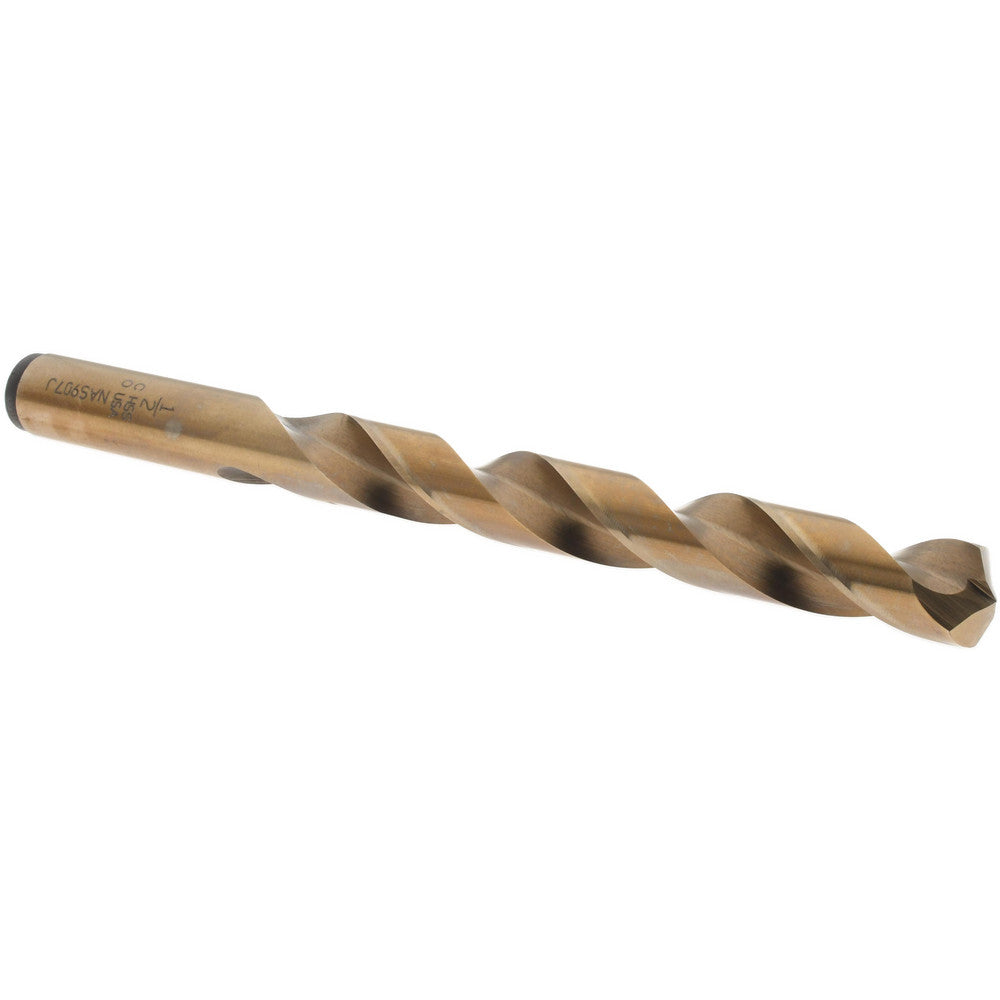 Norseman Drill & Tool 08290 Jobber Length Drill Bit 1/2" (0.5000) Dia, Cobalt