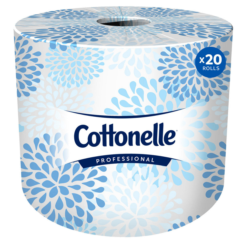 Cottonelle 13135 Professional Standard Roll Toilet Paper, 2-Ply, White, Compact Case for Easy Storage