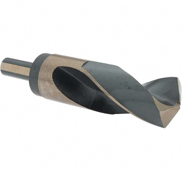 Barnes Distribution -20969-1 Mechanics Drill Bit 1-3/16" Dia, 118 &deg Point, High Speed Steel, Weldon Shank, Split Point