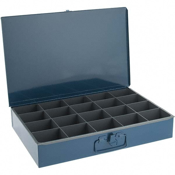 Durham 111-04-CLASSC Small Parts Storage Box 20 Compartments, 18.31" OAW, 12.43 OAD, 3.06 OAH
